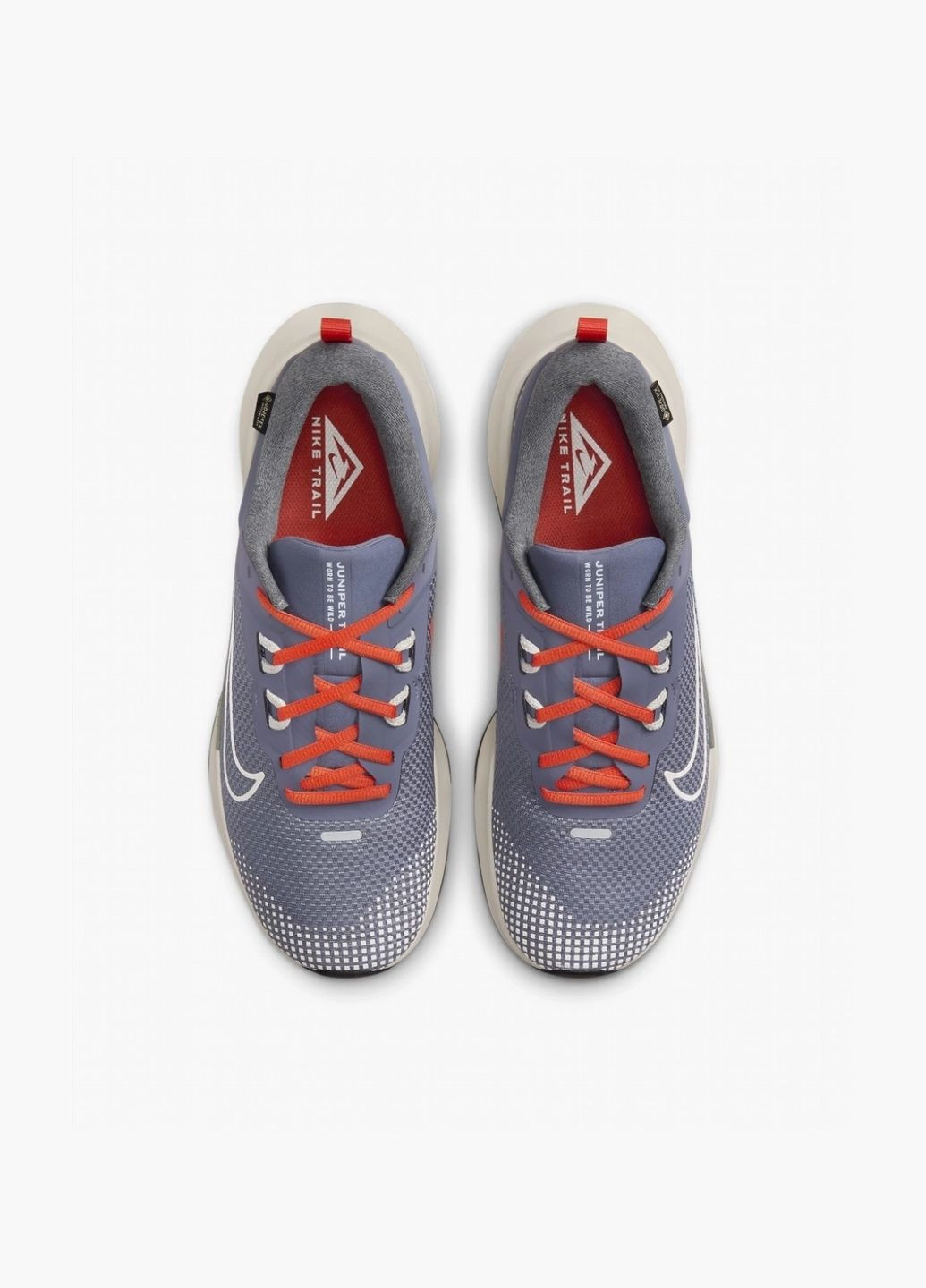 Фіолетові кросівки чоловічі juniper trail 2 gore-tex waterproof trail running shoes violet fb2067-006 Nike
