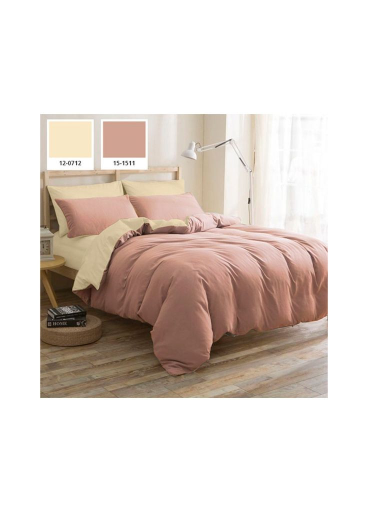 Постільна білизна Бязь Premium Enrica 220х240 (m196547) Mirson King Size Бязь Premium Enrica (12-0712 + 15-1511) (366567578)