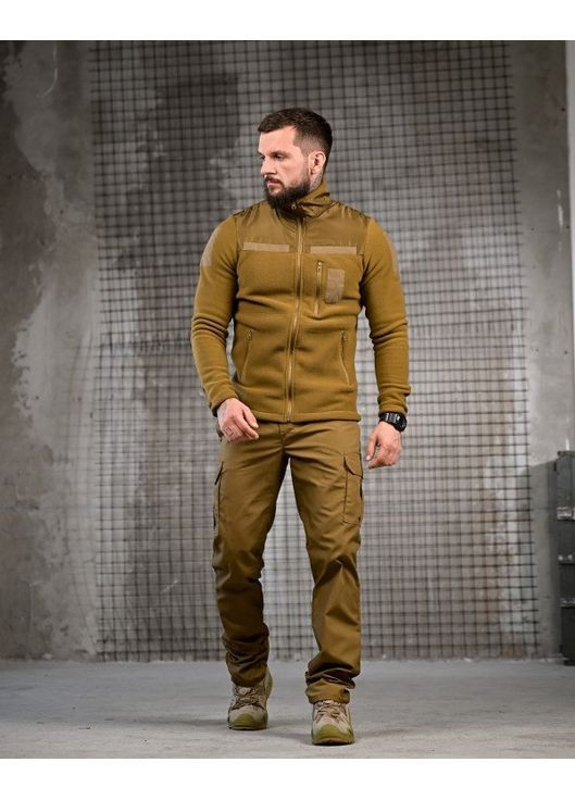 Тактичний чоловічий демісезонний костюм Rip-stop койот No Brand