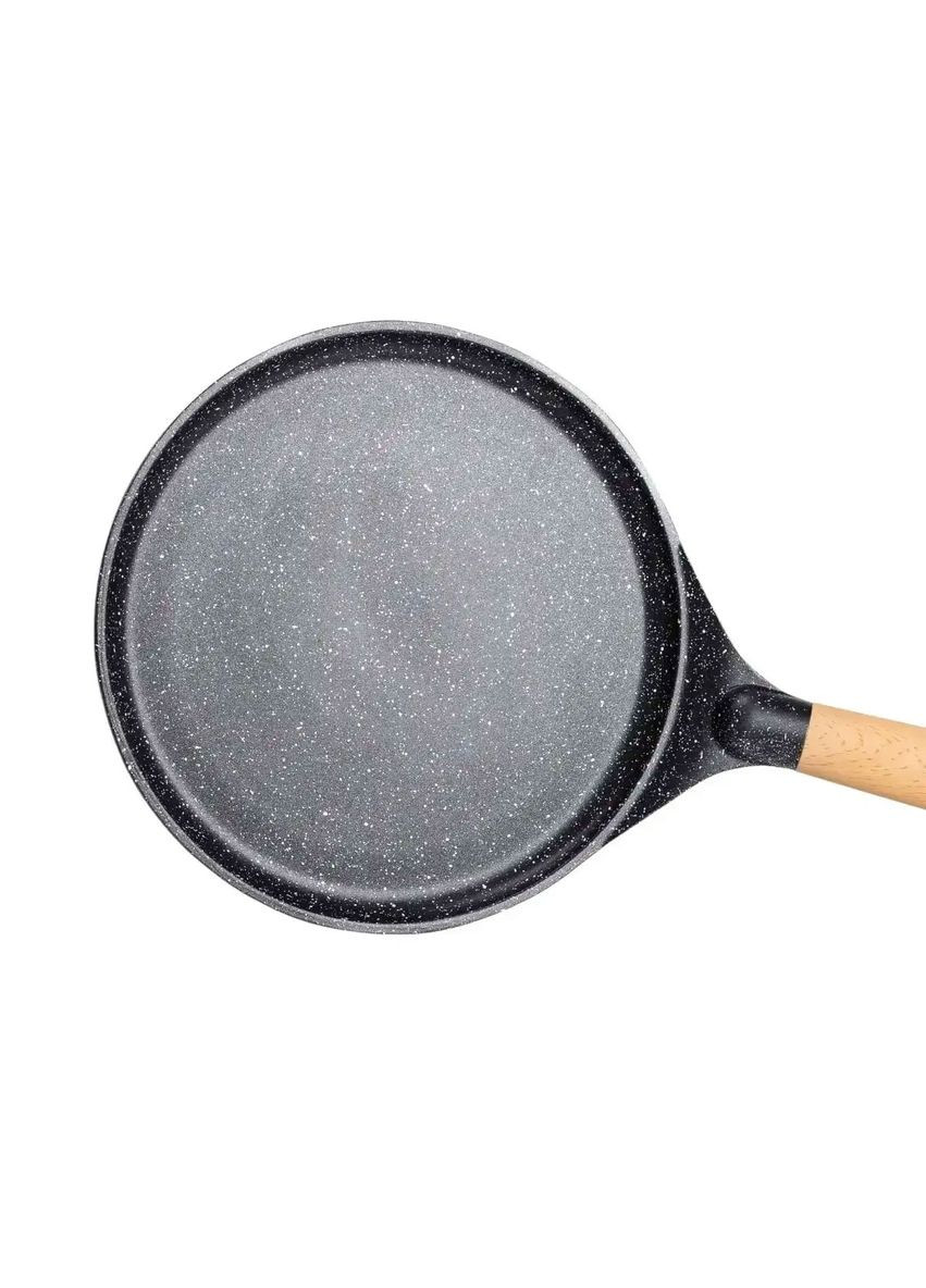 Алюминиевая блинная сковорода с мраморным антипригарным покрытием Ø 26 см, толстое дно Black MGC (356460473)