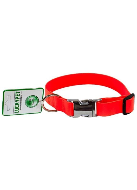 Нашийник із водонепроникної стрічки з металевим фастексом для собак 2,5х45-60 см (4820224215501) Lucky Pet (336183721)