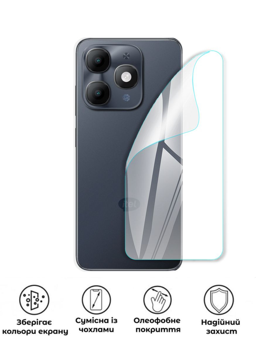 Захисна поліуретанова глянцева плівка Heavy Armor Plus на корпус смартфона Itel A90 GP (372588405)