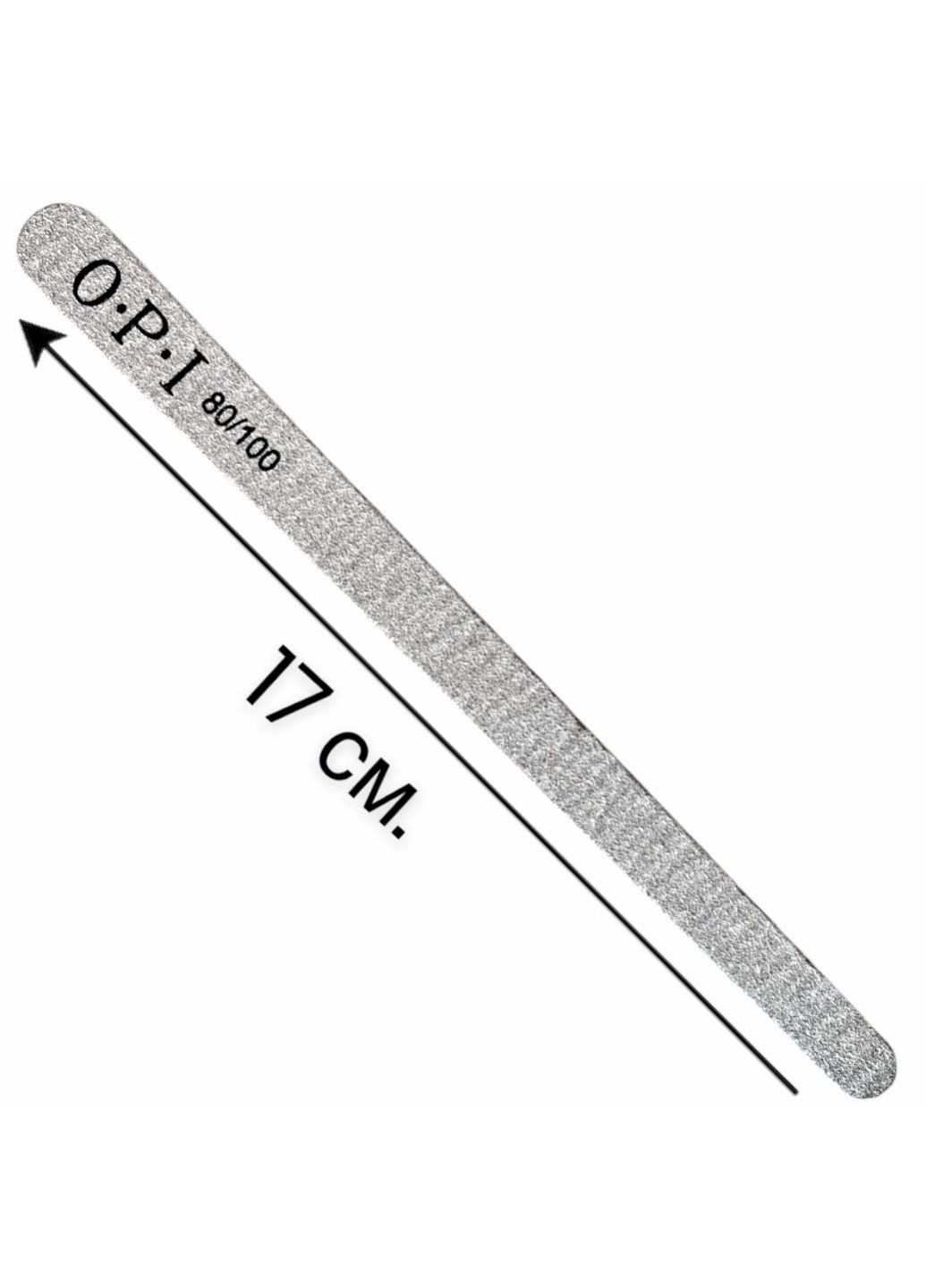 Пилочка каплевидная двухсторонняя для маникюра и педикюра 80/100 грит OPI (292145934)