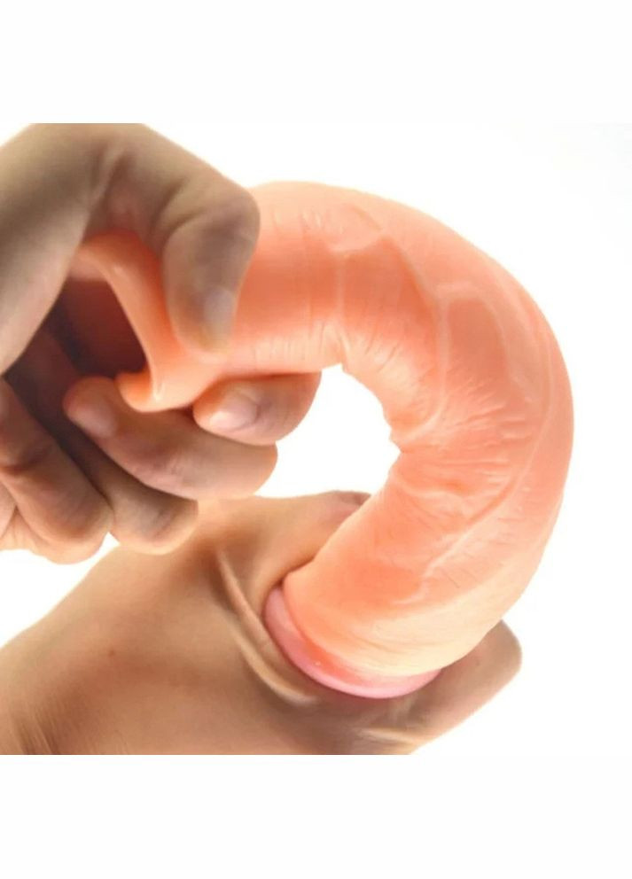 FAAK фалос силиконовый, реалистик, фаллоимитатор, дилдо, мастурбатор 17,5см х 3,8см (телесный) No Brand (314874578)