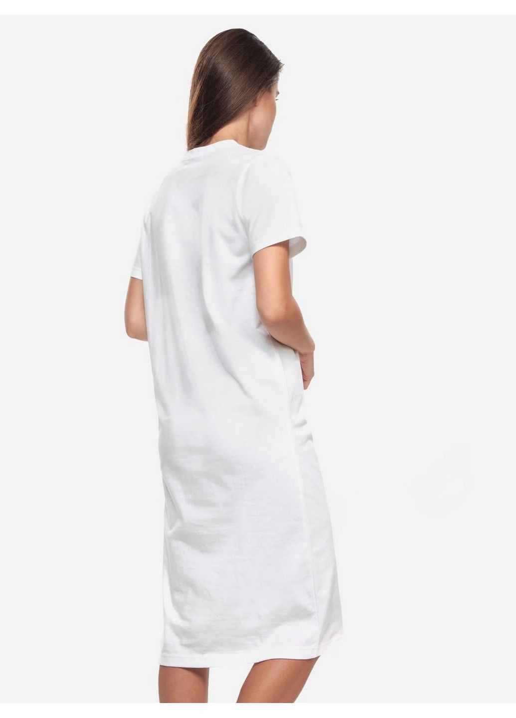 Белое кэжуал платье с микро-дефектом Missguided однотонное