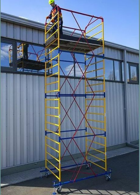 Вышка-тура PROFITEC (6.33 м, 1.35x2 м) с домкратами (25714) VIRASTAR (330625196)