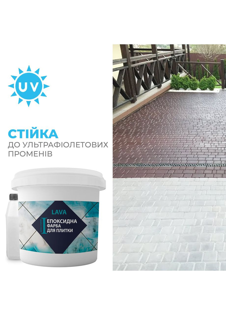 Эпоксидная краска для плитки 4.5 кг Белый No Brand (365780585)