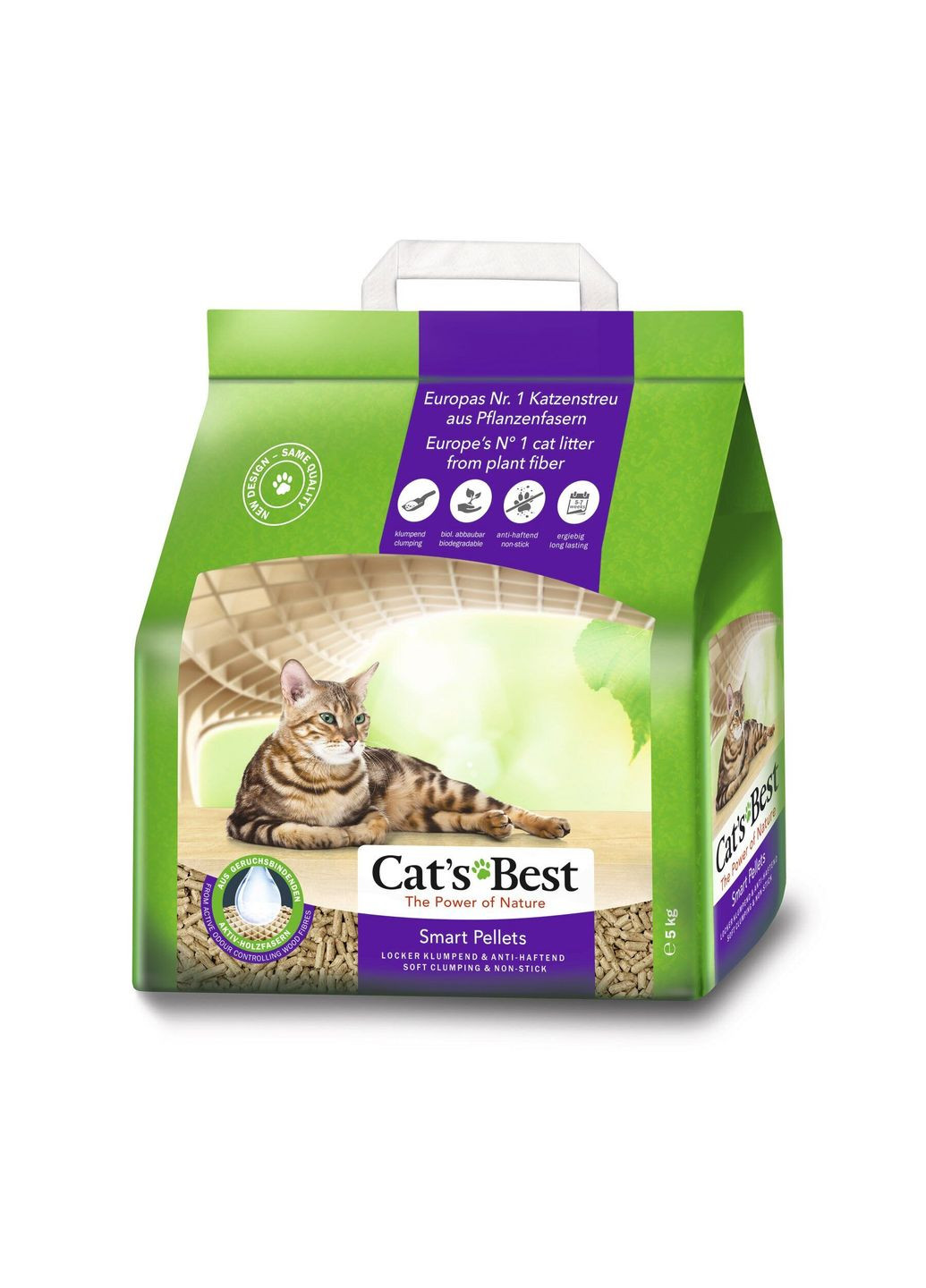 Наполнитель древесный Smart Pellets 10 литров Cats Best (293408291)