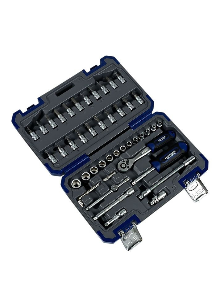 Набір інструментів професійний 1/4" 46 од. BLACK 70256 Haisser (315552555)