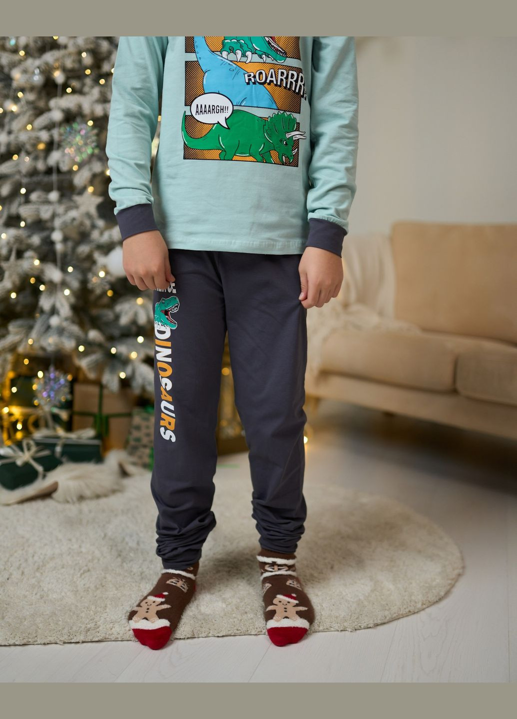 Бірюзова комплект на хлопчика-підлітка зі штанами Tom John