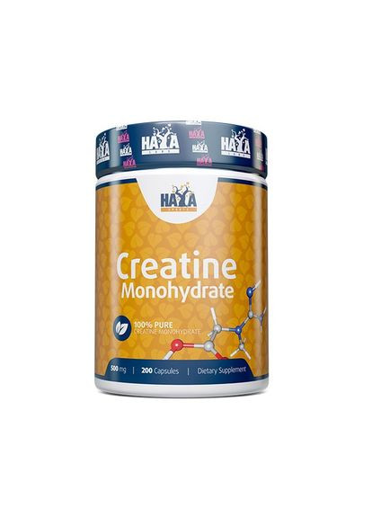 Креатин Sports Creatine Monohydrate 500 mg, 200 капсул Haya Labs (334706998)