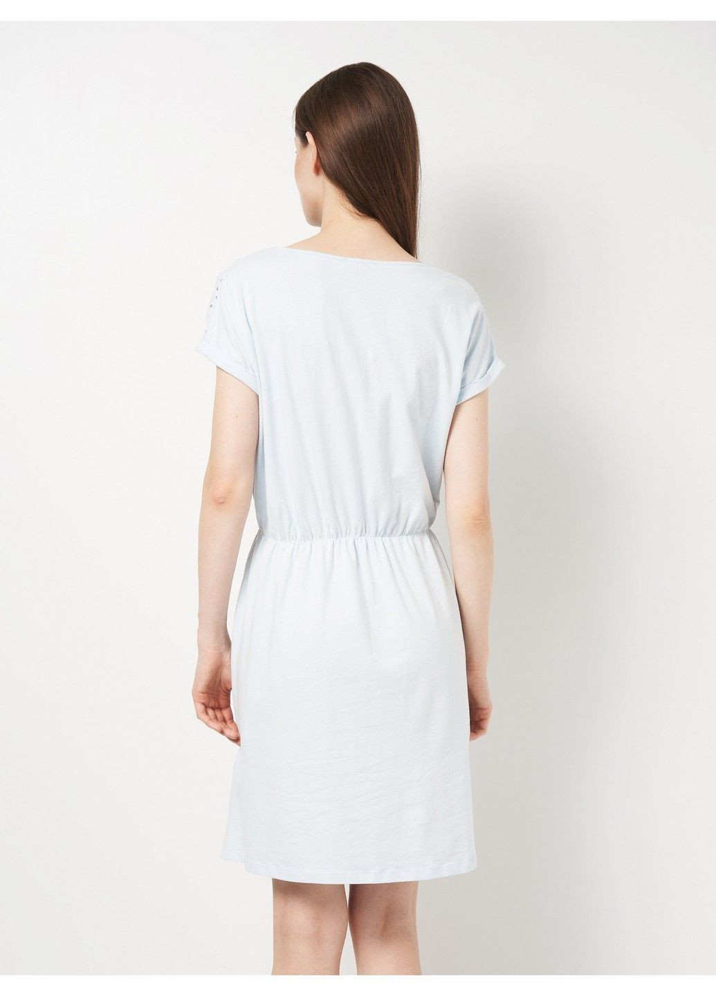 Блакитна кежуал сукня Esmara однотонна