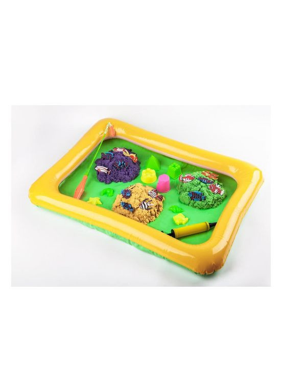 Набор креативного творчества "Кинетический песок: Клевая рыбалка" KIDSAND KRKS01-01U 2в1 No Brand (302452845)