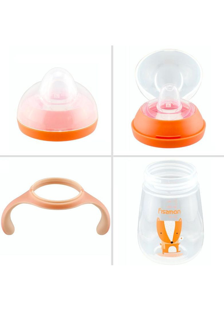 Бутылка детская для кормления Babies "Хитрый лис" 260мл с ручками Fissman (372171200)