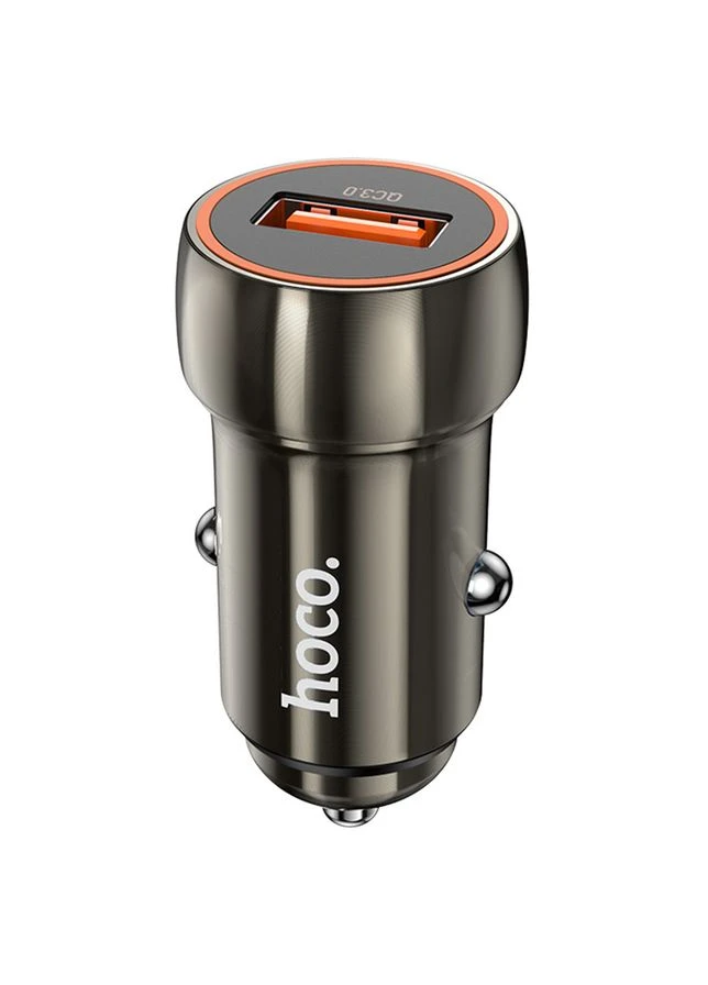 Набір АЗУ 12-24V Z46 + кабель Type-C,1xUSB,18W,кабель 1м,Black,Bo арт.41968 Hoco (391020910)