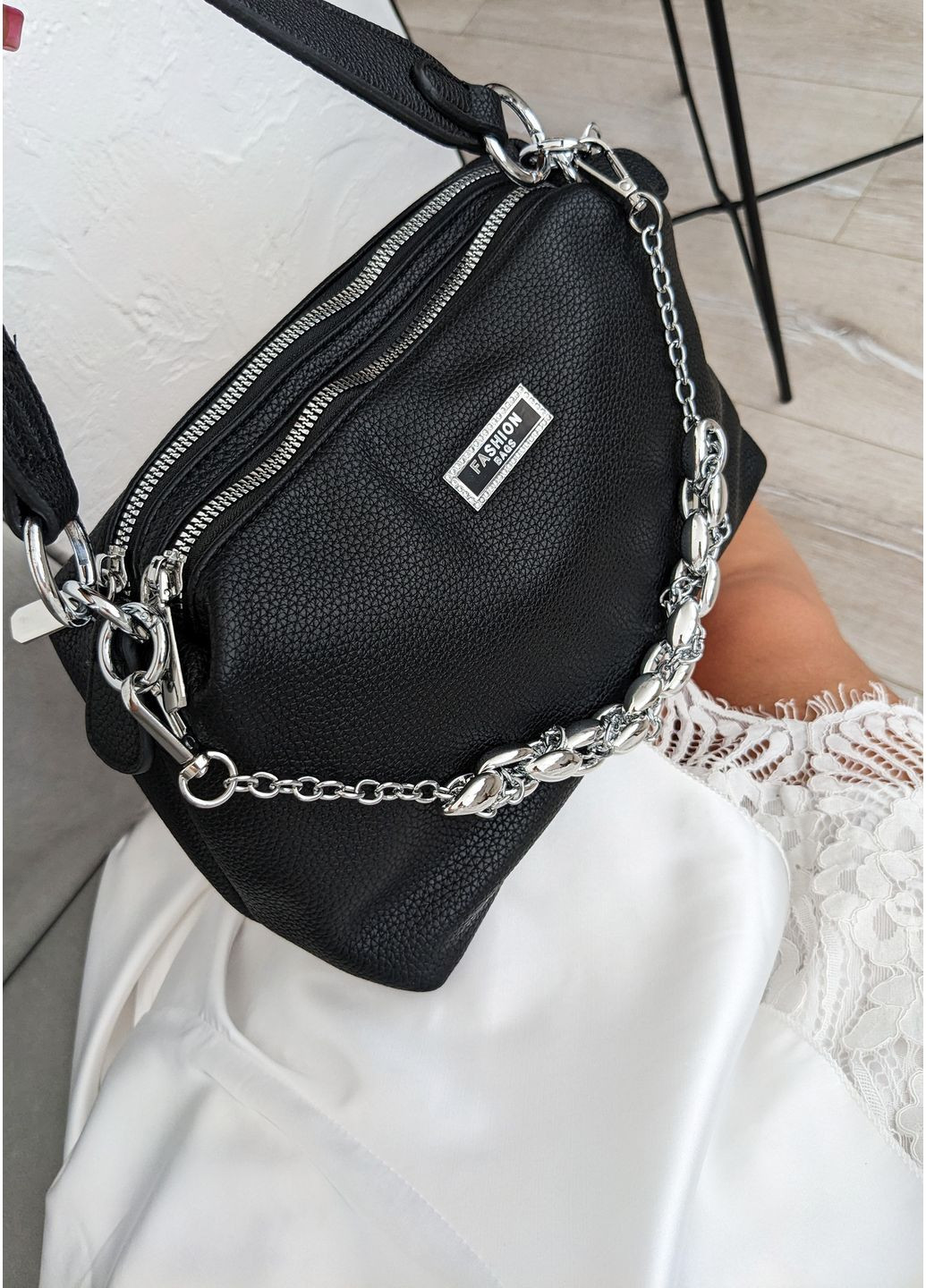 Универсальная сумка из экокожи с карманами и сменными ремнями InFashion Сумка (360558716)