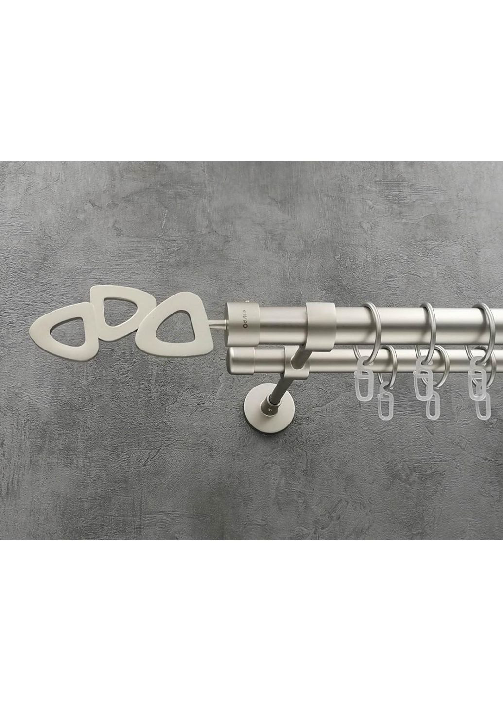 Карниз Лілет гладка штанга подвійний модерн 25/19 мм 320 см Сатин Quadrum (352778217)