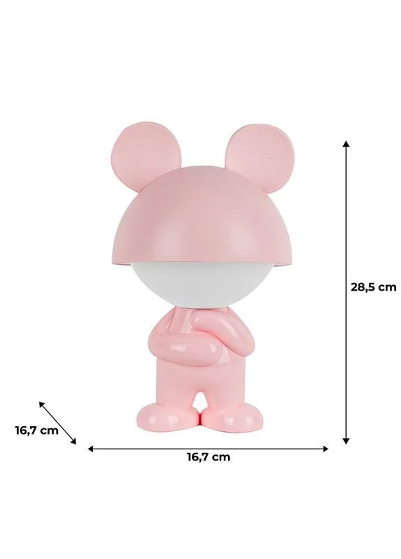 Светильник-ночник LED с аккумулятором Dreamy Mouse, розовый (Срок доставки до 10 дней!) MIC (385843126)