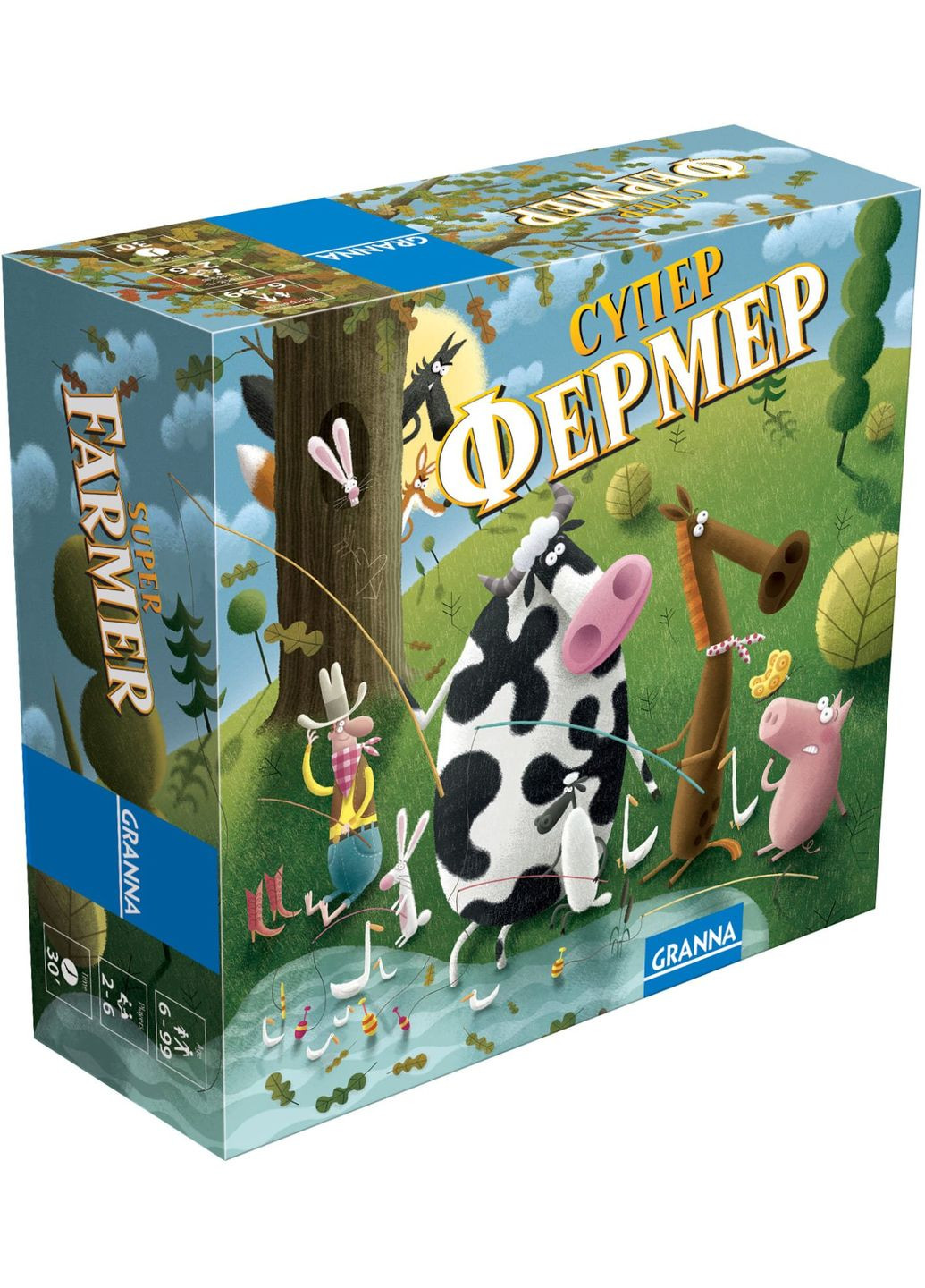 Настольная игра Суперфермер: мини-версия Granna (371876288)