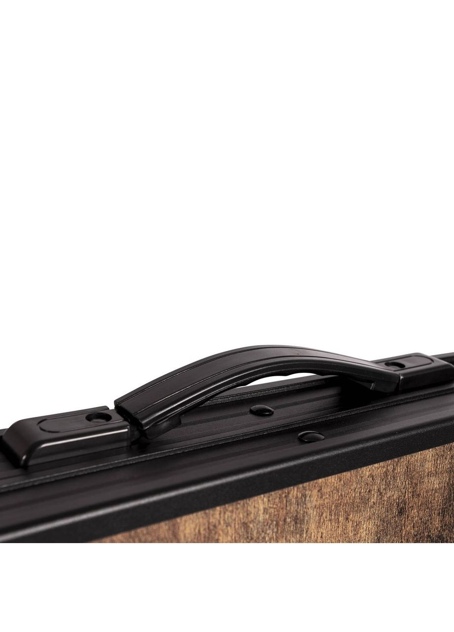 Стіл Woodbine Oval 150x80 cm Black/Wood look (1404230) Bo-Camp (363044594)