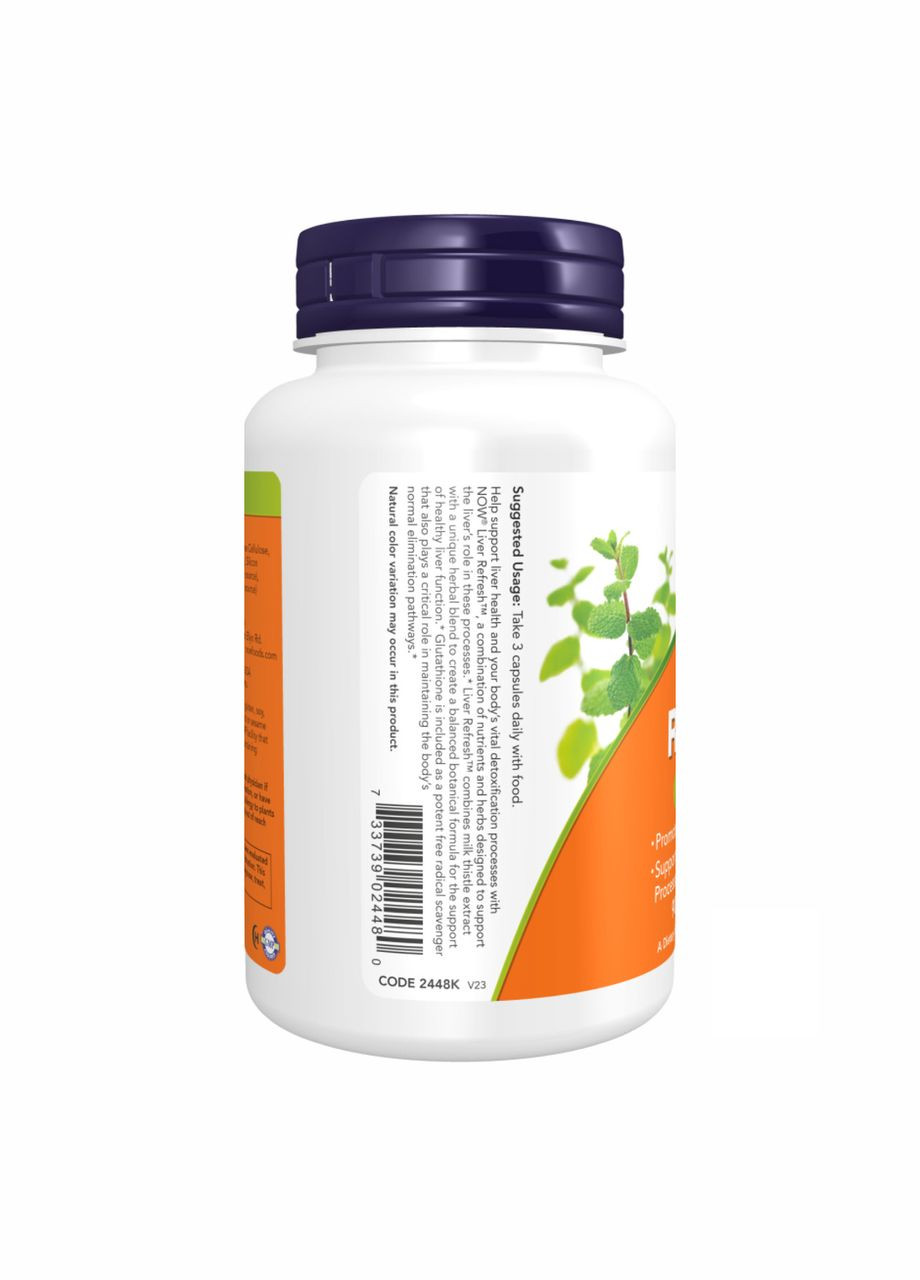 NOW Liver Refresh підтримка печінки у капсулах №90 Now Foods (296785428)