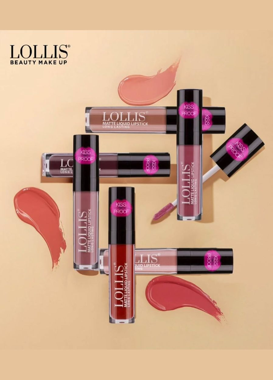 Жидкая матовая помада для губ Matte Liquid 24 LOLLIS Lipstick Long Lasting (333731048)