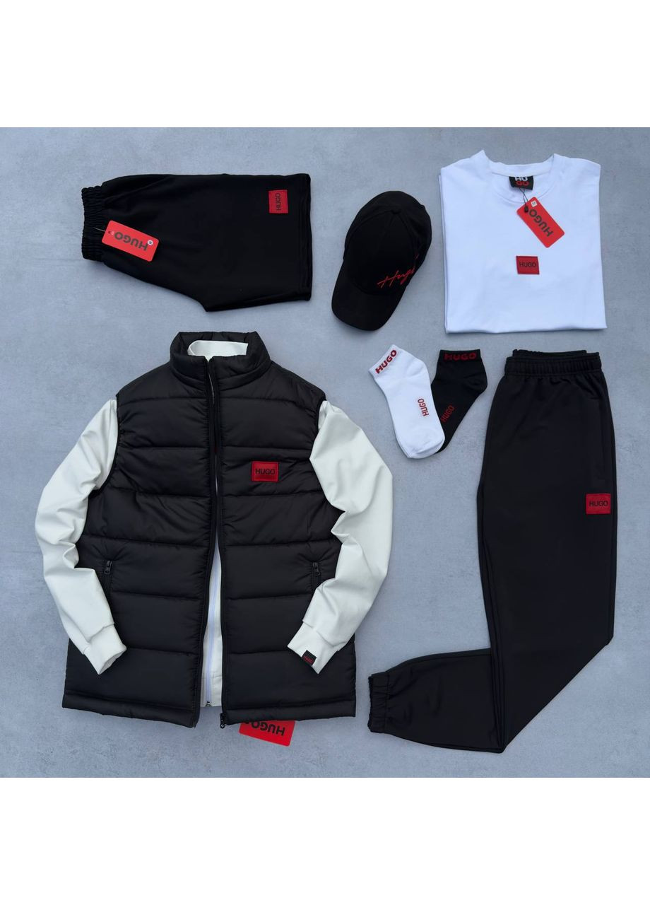 Набор HUGO 8в1: жилет-кофта-штаны-футболка-шорты-кепка 2 пары носков! No Brand (359912777)