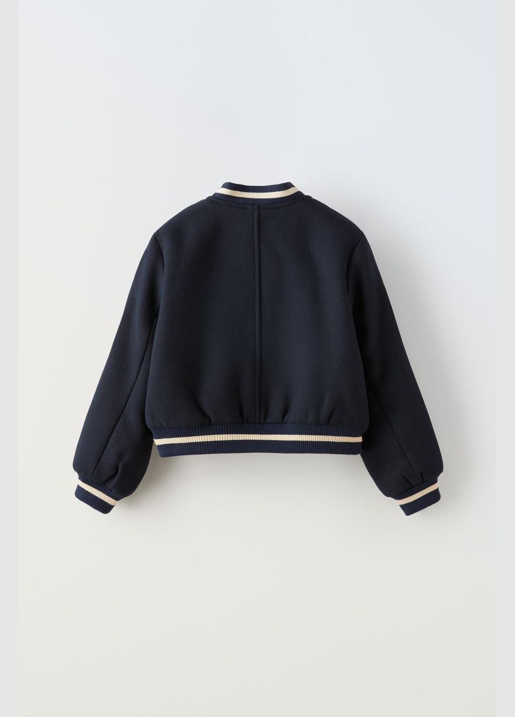 Синя підліткова куртка-бомбер 8491/707 синій Zara