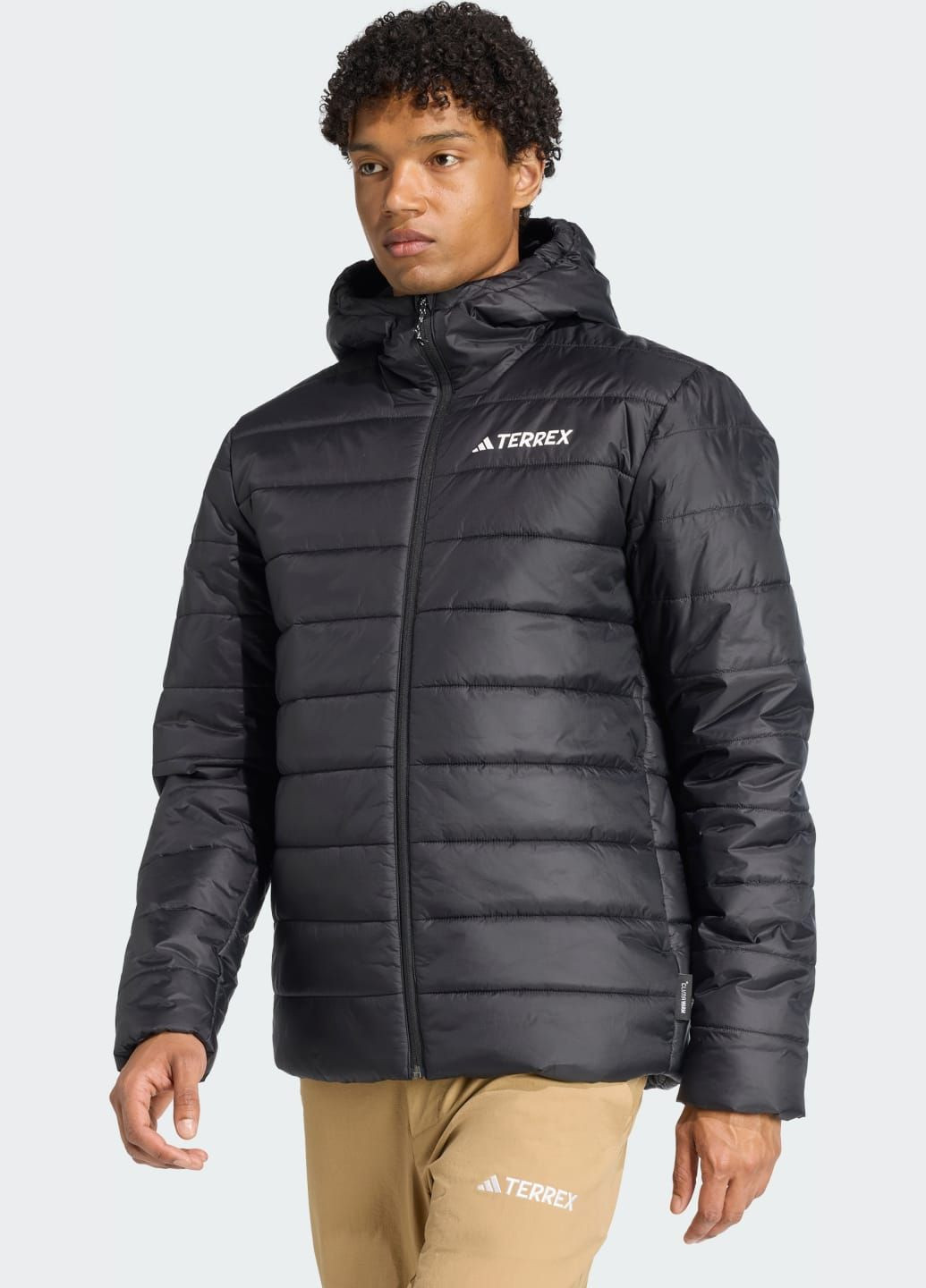 Чорна демісезонна зимня куртка terrex multi essentials climawarm adidas