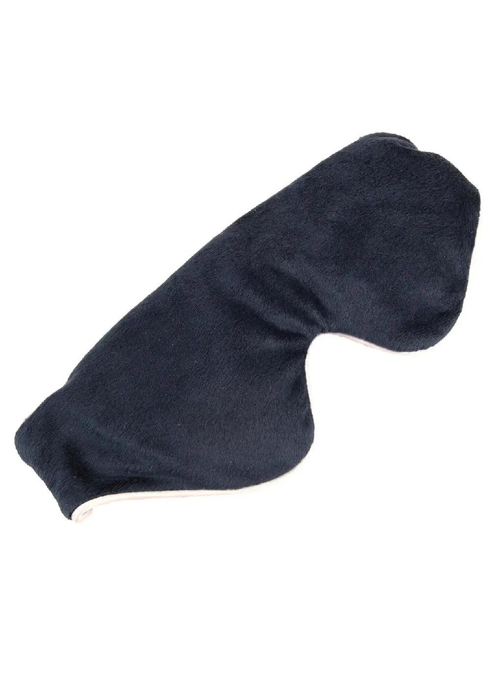 Маска для сну обтяжена з повним приляганням до обличчя знімною вставкою з мікроскляними кульками 30х9х3 см (479457-Prob) Синя Unbranded (319301956)