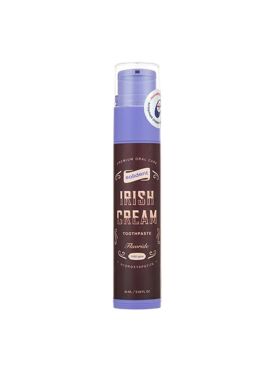 Зубна паста Irish Cream з фтором 1450 ppm 60 мл Solident (391575689)