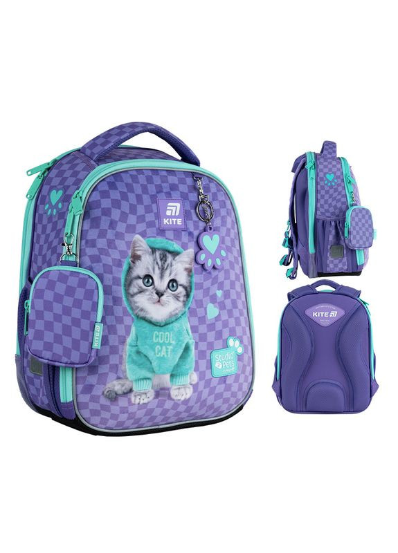 Набор " /SET_SP25-555S-2/ рюкзак + пенал + сумка для обуви 555 Studio Pets-2 (1/4) Kite (367755570)