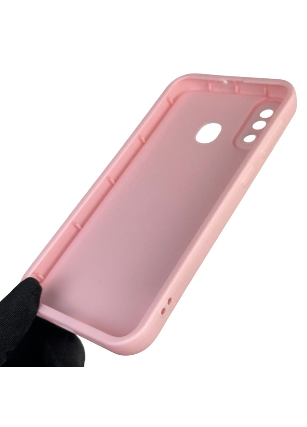 Чехол силиконовый Soft Touch с 3D принтом для Galaxy A30 (SM-A305F) розовый (Полная защита камеры) Samsung (371652827)