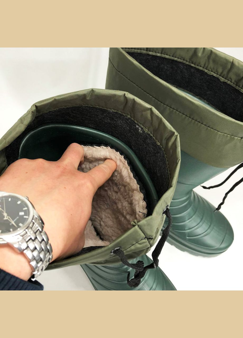 Чоботи гумові високі чоловічі утеплені, Гумові чоботи для активного відпочинку Trend (307256981)