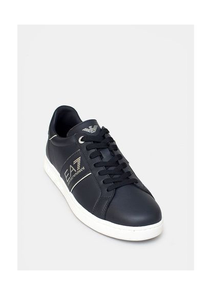 Синие демисезонные кеды Emporio Armani