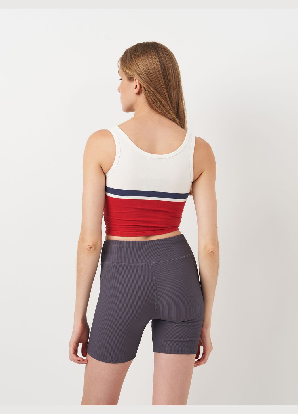 Кроп топ из хлопка Pull & Bear (301378147)