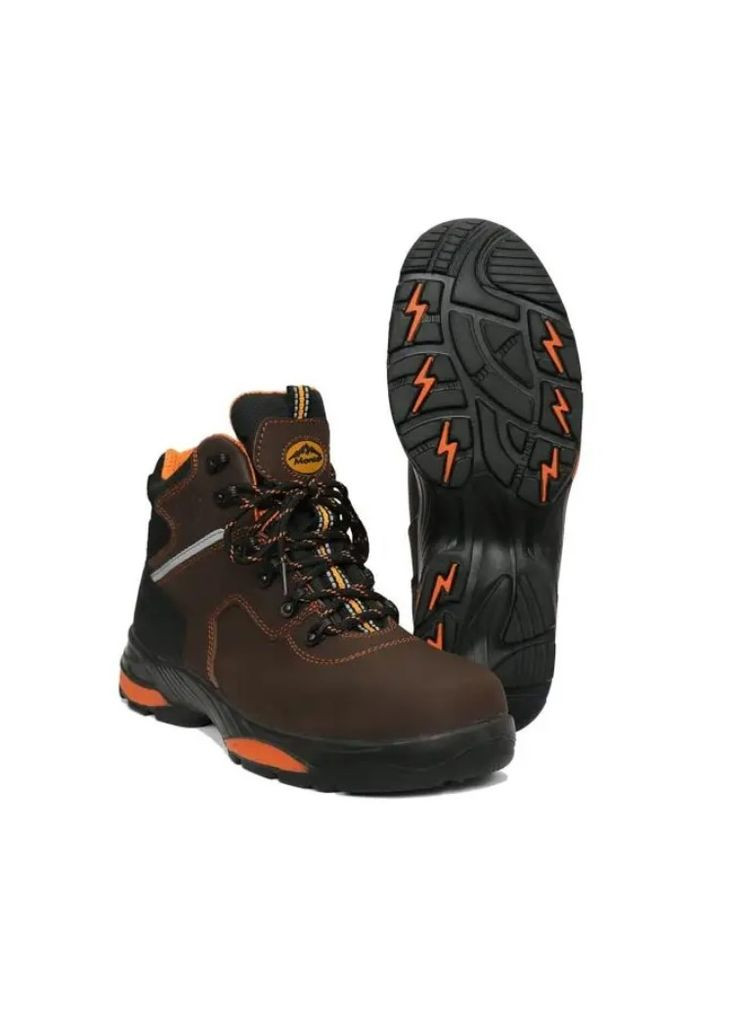 Коричневые осенние защитная обувь crazy horse winter s3 (45 размер) зимние ботинки утепленные (41169) Monte