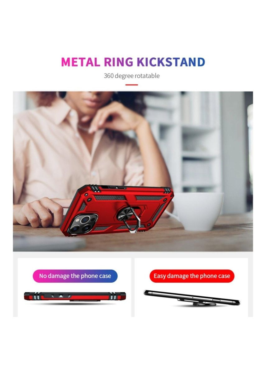 Чохол Robot Ring для iPhone 13 Pro Red Cosmic (304732866)