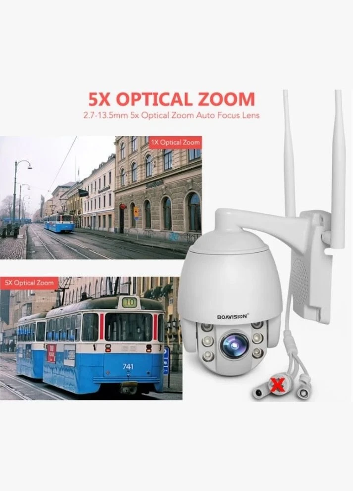 Уличная поворотная камера 5 Mp Boavision HX-4G50M24AS 3G 4G 5X Sony (335834747)