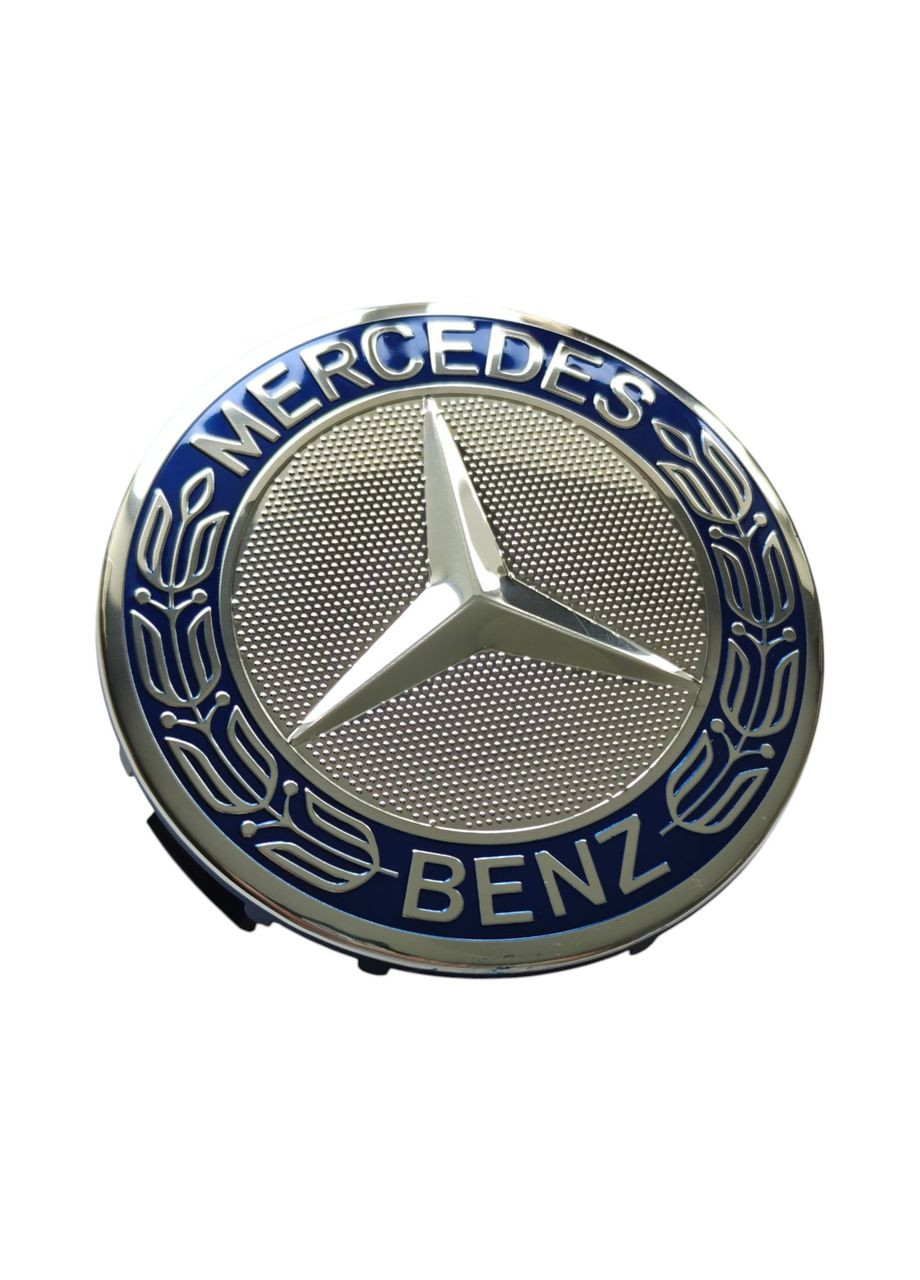 Ковпачки - заглушки в диски Mercedes 75\70мм сині No Brand (362636412)
