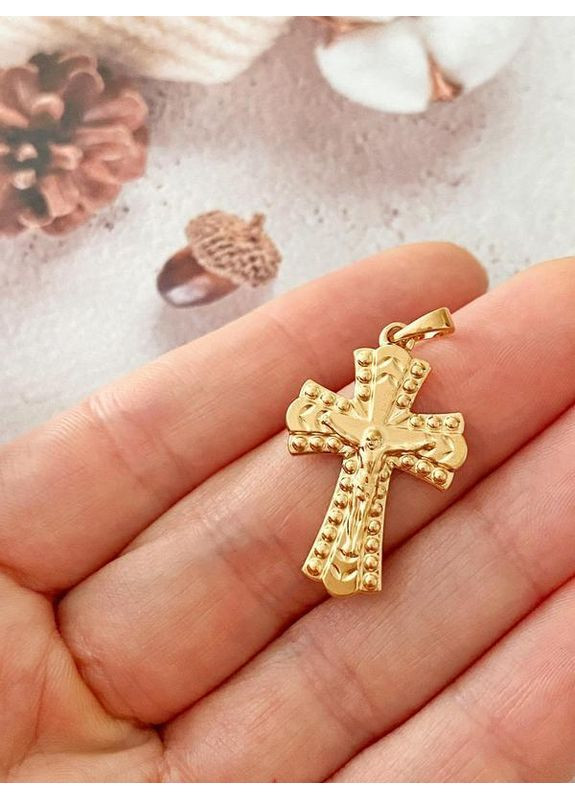 Позолоченный Крестик. Позолота No Brand (358202284)