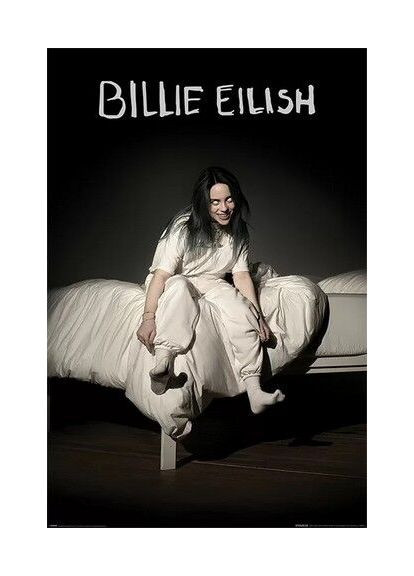 Постер (127) Billie Eilish - When We All Fall Asleep Where Do We Go (5050574345156) Pyramid International (364655915)
