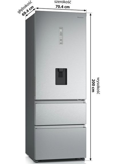 Холодильник RT641N4WIE1 (BCD-456WYR) Hisense (301866593)