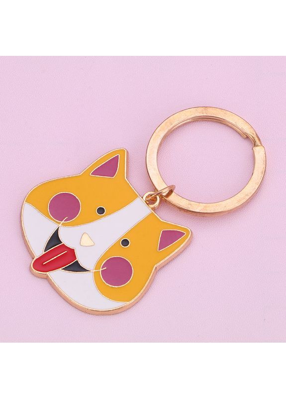 Милий брелок для ключів "Собачка Коргі", металевий ( ) China (366874528)