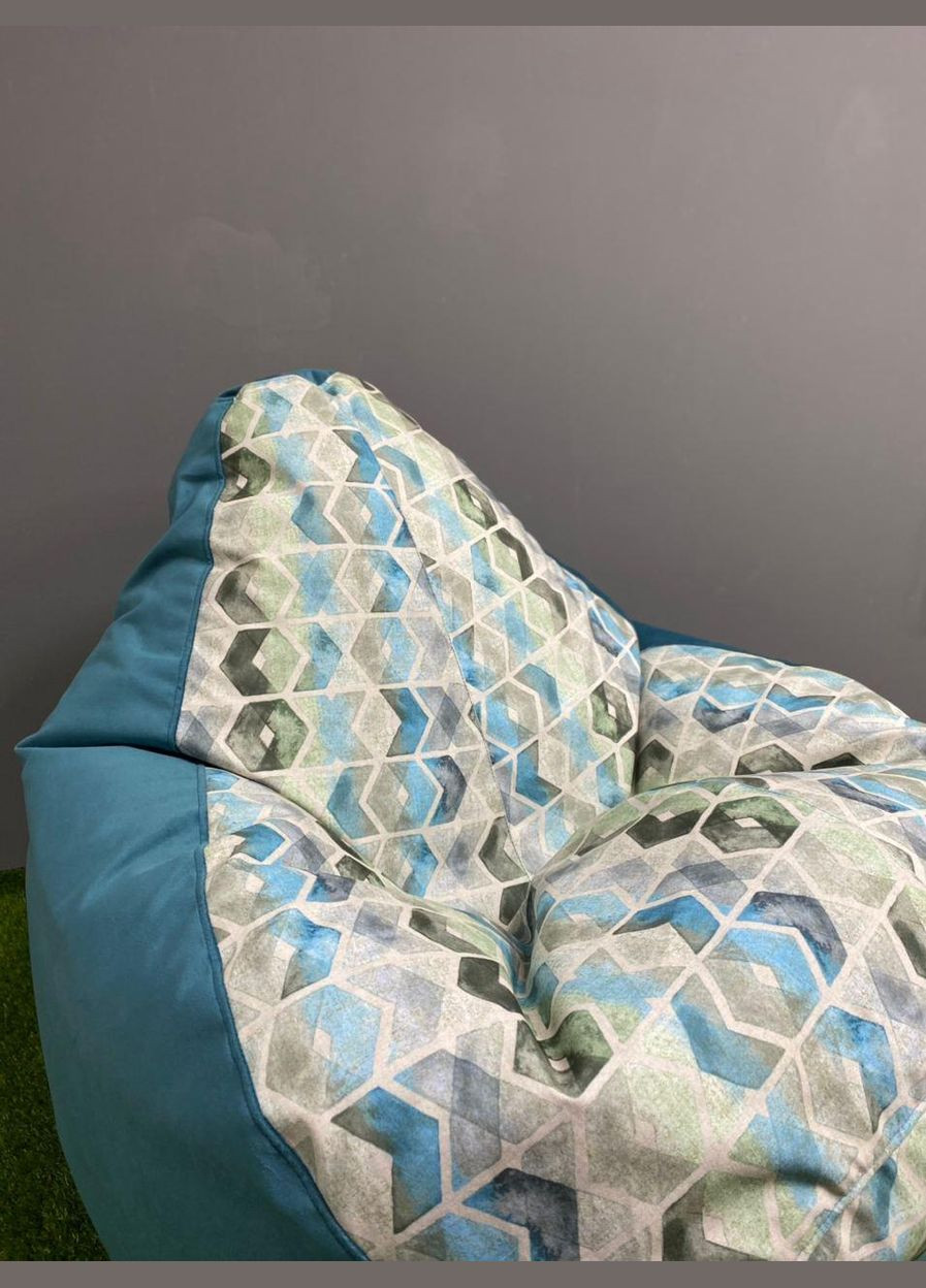 Крісло - мішок груша, L - 120х90 Багіра 11835+Desi DT8 SkyPuff (361258319)