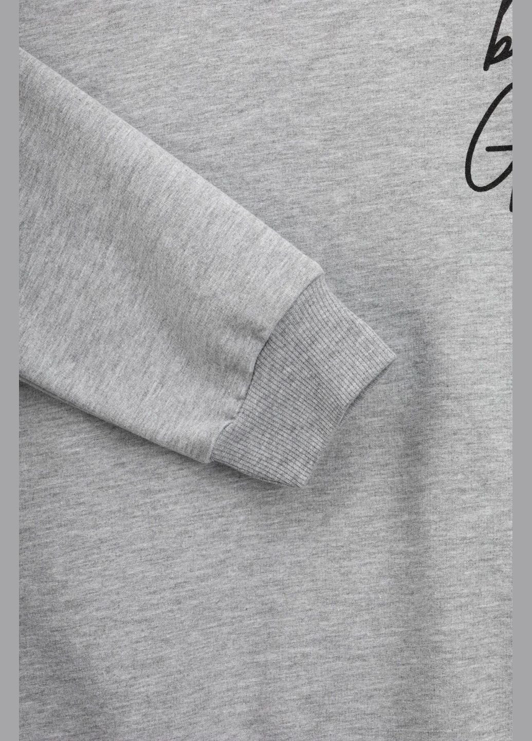 Baby Show свитшот с принтом для мальчика 10298 146 см серый shop (2000990965356) серый повседневный хлопок