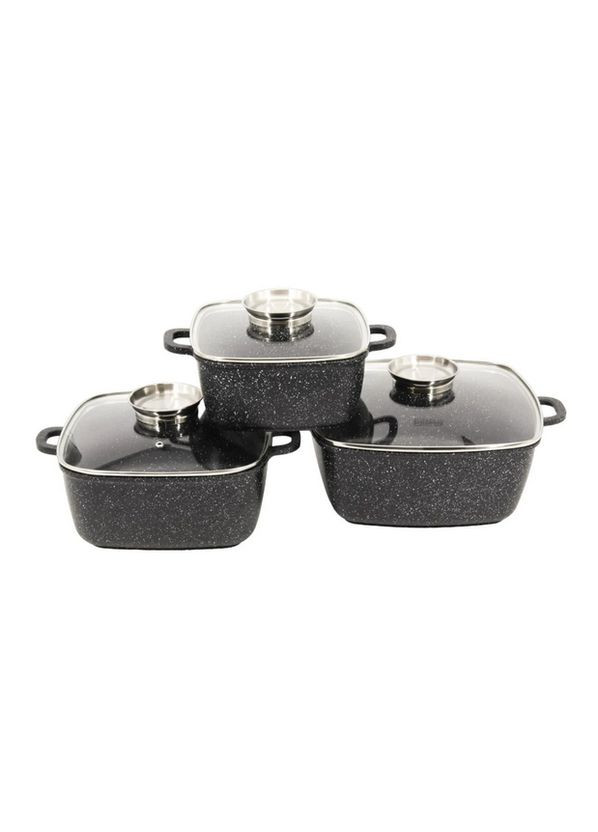 Набір каструль Styleberg мармурове покриття ST-3025 6 предметів No Brand (301351005)