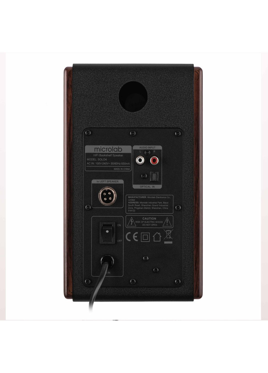 Акустическая система SOLO 4 2.0, 60w, mini-jack/, коричневый Microlab (364275397)