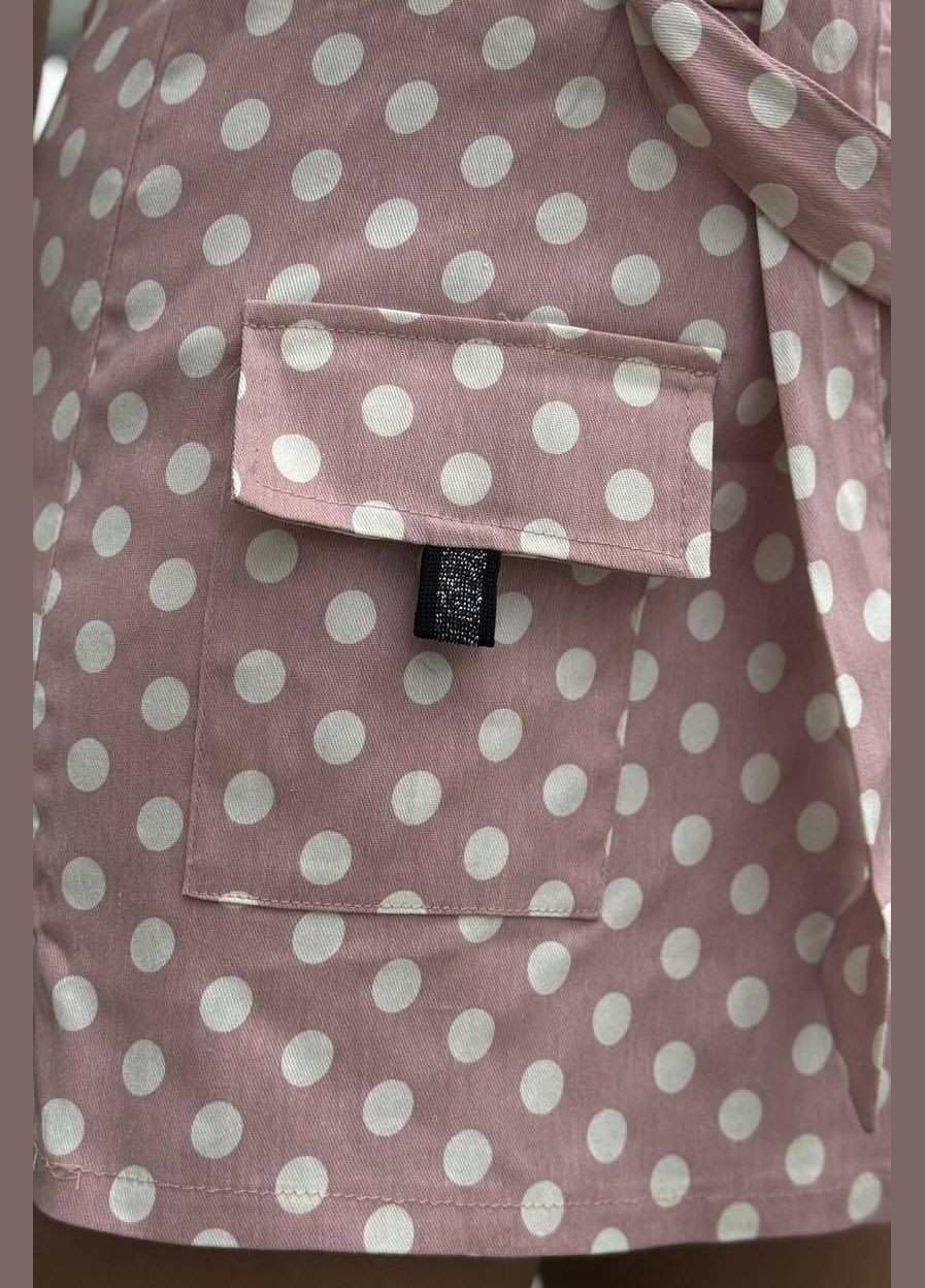 Спідниця-шорти жіноча пудрового кольору Let's Shop (294293127)