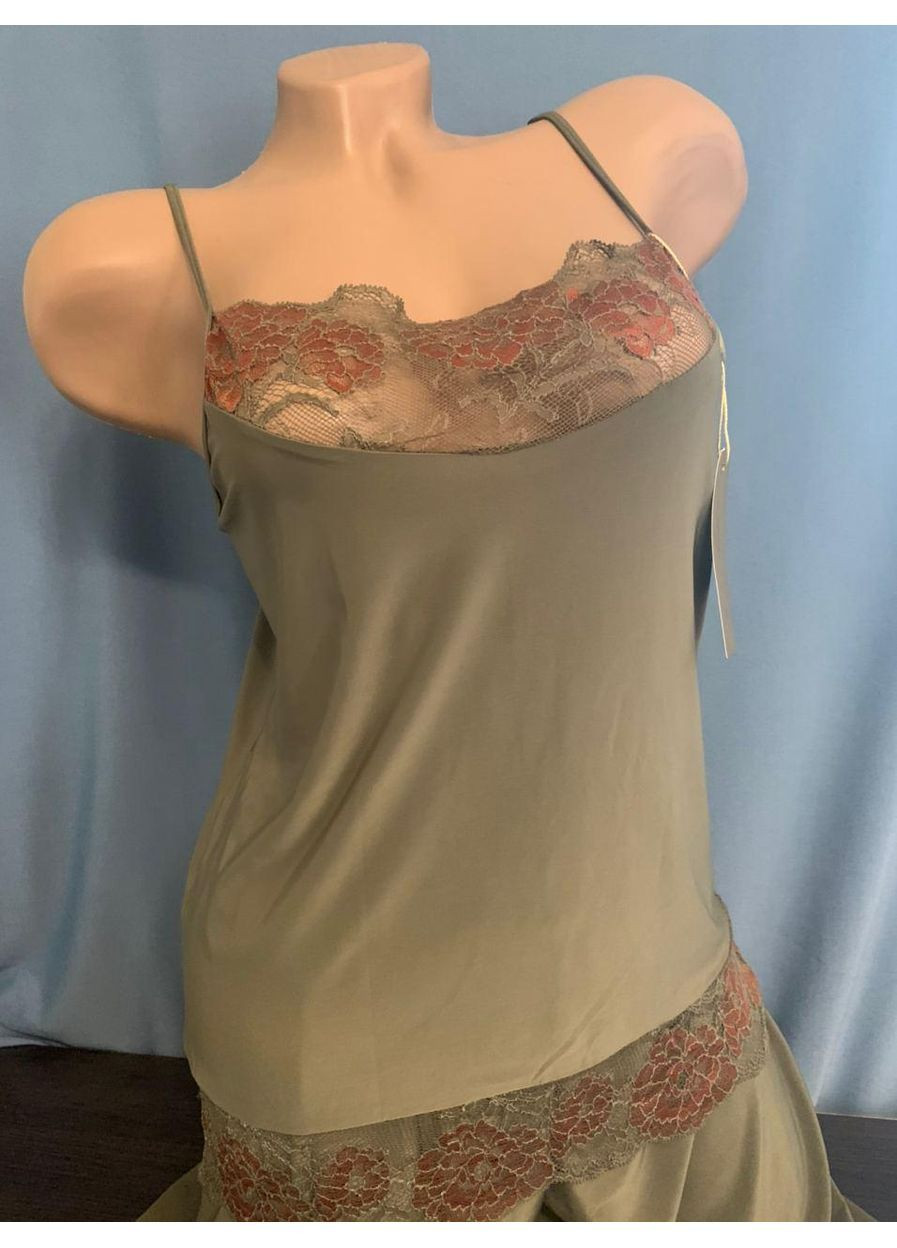 Оливкова всесезон піжама “кюлоти” від lady di No Brand